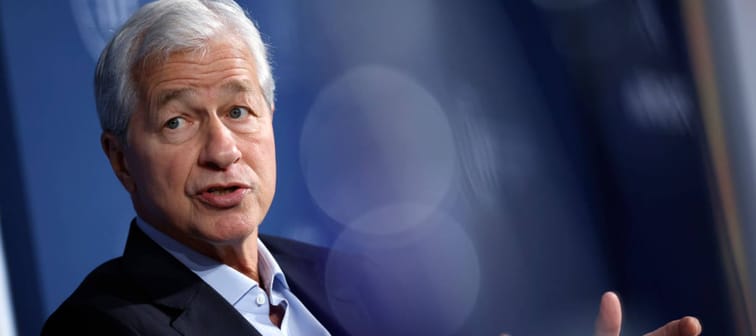 PMorgan Chase CEO Jamie Dimon speaks at The Institute Of International Finance annual membership meeting at the Ronald Reagan Building on October 24, 2024